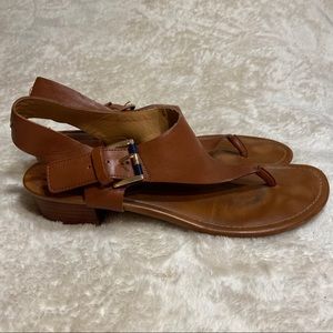 SOLD Brown leather Tommy Hilfiger Sandals, 9